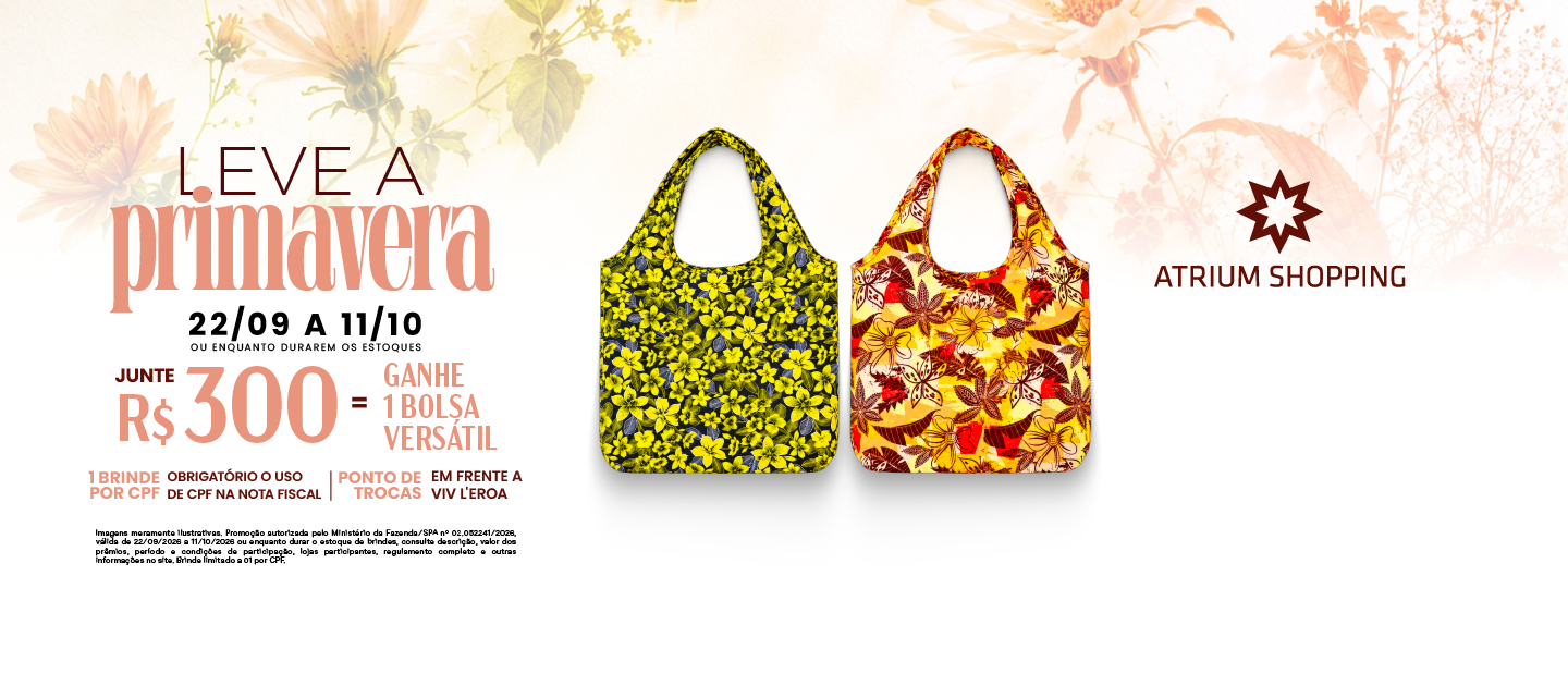 Promoção de Primavera 2026